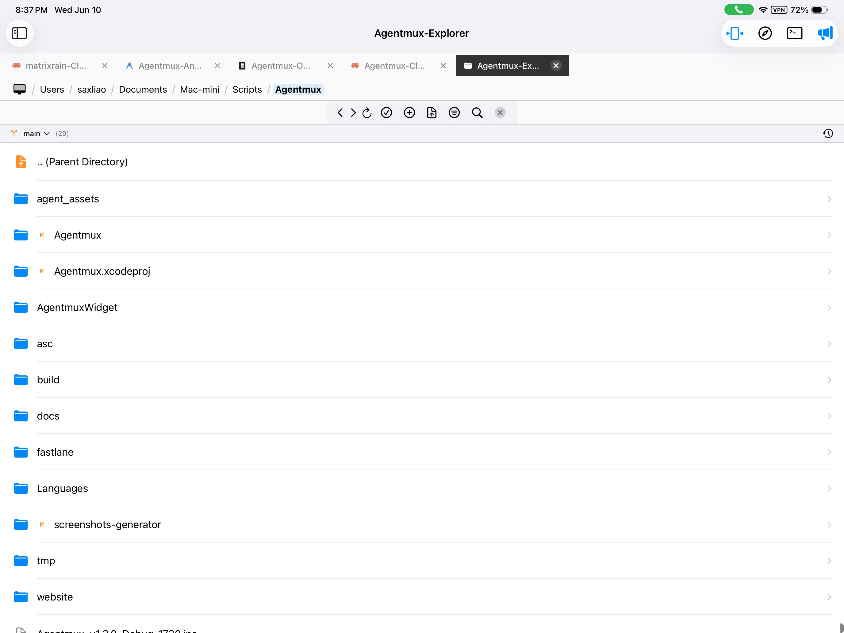 iPad Remote File Explorer